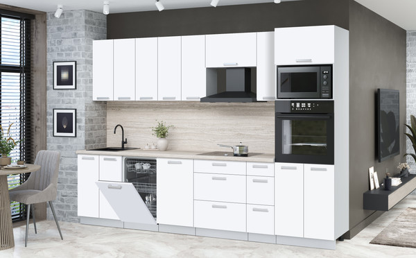 Кухонный гарнитур Интерлиния Мила Лайт 3.0-ПМ3