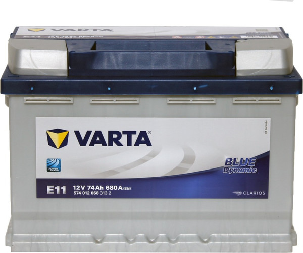 Автомобильный аккумулятор Varta Blue E11 74R 680A
