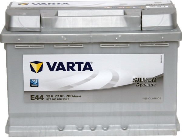 Автомобильный аккумулятор Varta Silver E44 77R 780A