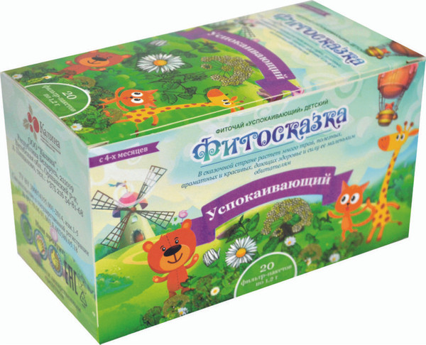 Пищевая добавка Фитосказка Фиточай Успокаивающий - фото