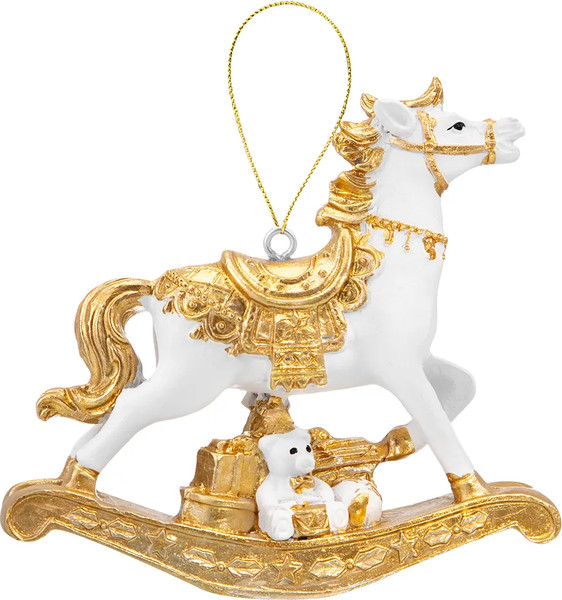 Елочная игрушка Elan Gallery Лошадка-качалка / 210616