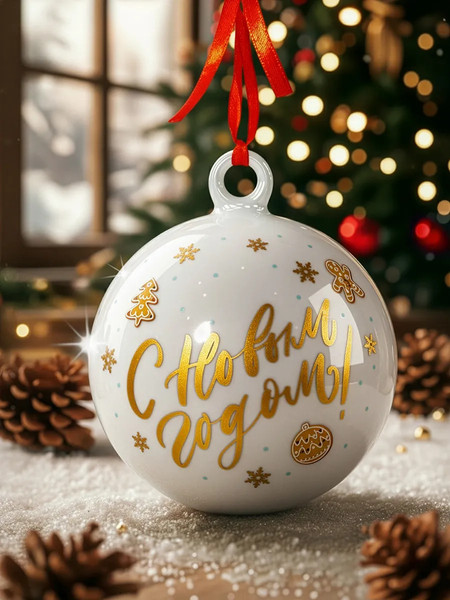Шар новогодний Elan Gallery New Bone China / 420822