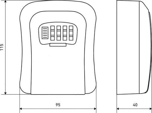 Ключница-сейф Аллюр СК-02 КАП