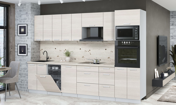 Кухонный гарнитур Интерлиния Мила Лайт 3.1-ПМ3 