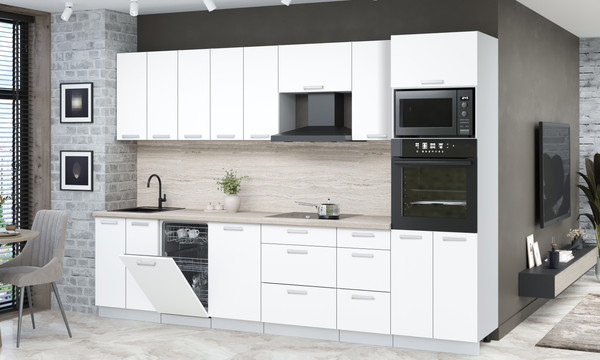 Кухонный гарнитур Интерлиния Мила Лайт 3.1-ПМ3 