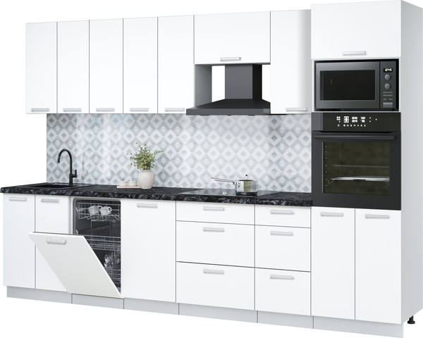 Кухонный гарнитур Интерлиния Мила Лайт 3.1-ПМ3  - фото