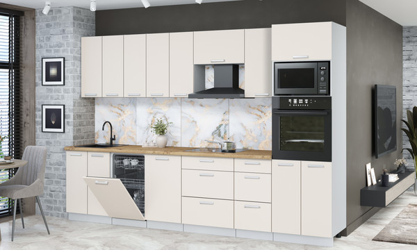 Кухонный гарнитур Интерлиния Мила Лайт 3.1-ПМ3 