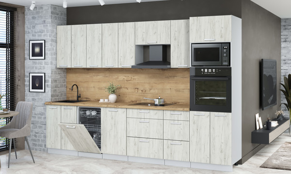 Кухонный гарнитур Интерлиния Мила Лайт 3.1-ПМ3 