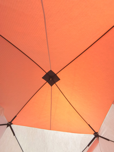 Палатка Пингвин Shelters MrFisher ЛОНГ 250 (белый/оранжевый)