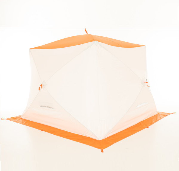 Палатка Пингвин Shelters MrFisher ЛОНГ 250 (белый/оранжевый)