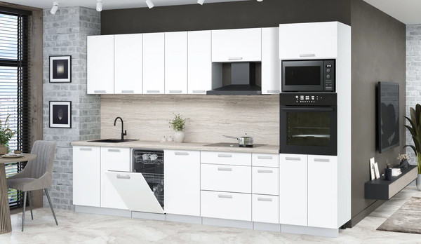 Кухонный гарнитур Интерлиния Мила Лайт 3.2-ПМ3 