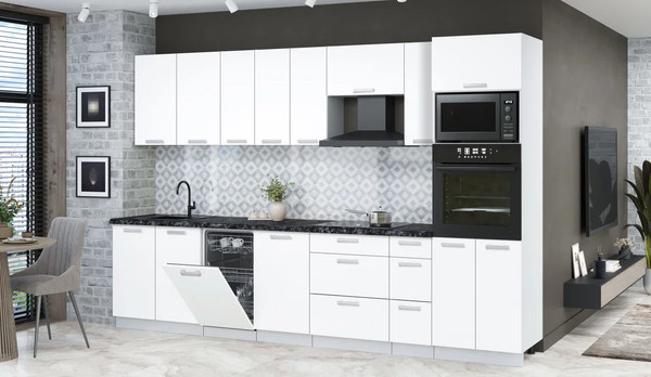 Кухонный гарнитур Интерлиния Мила Лайт 3.2-ПМ3 