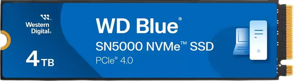 SSD диск Western Digital SN5000 Blue 4TB (WDS400T4B0E) - фото
