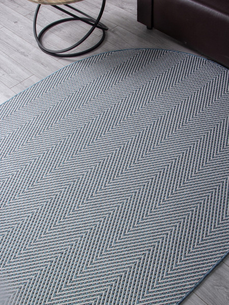 Циновка Merinos Kair S156-OVAL-BLUE