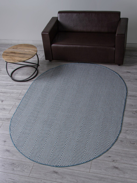 Циновка Merinos Kair S156-OVAL-BLUE