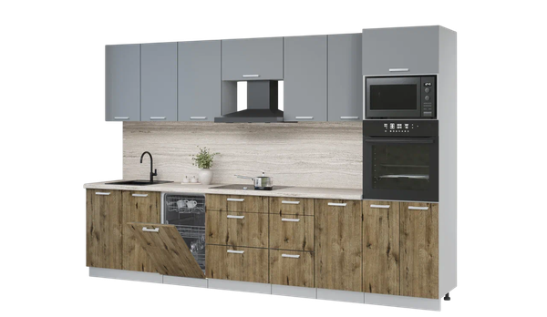 Кухонный гарнитур Интерлиния Мила Лайт 3.2-ПМ3 - фото