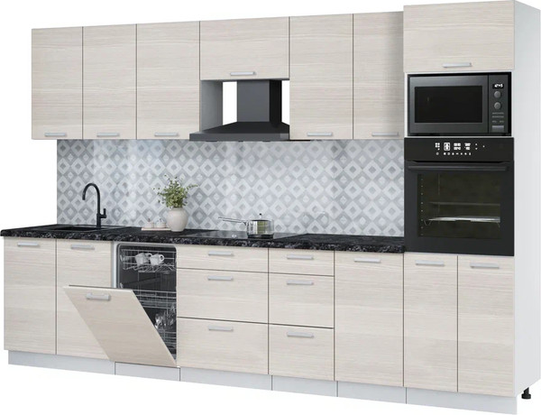 Кухонный гарнитур Интерлиния Мила Лайт 3.25-ПМ3 - фото