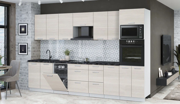 Кухонный гарнитур Интерлиния Мила Лайт 3.25-ПМ3