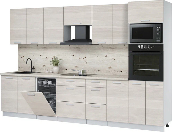 Кухонный гарнитур Интерлиния Мила Лайт 3.25-ПМ3  - фото