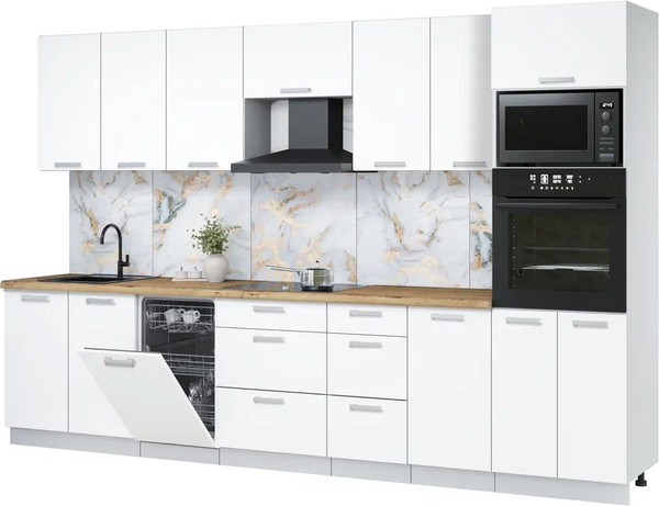 Кухонный гарнитур Интерлиния Мила Лайт 3.25-ПМ3  - фото