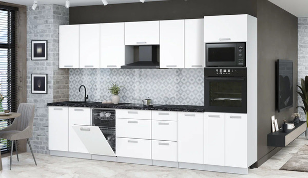 Кухонный гарнитур Интерлиния Мила Лайт 3.25-ПМ3 