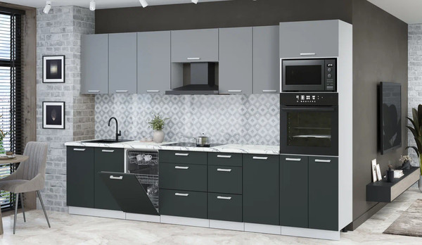 Кухонный гарнитур Интерлиния Мила Лайт 3.25-ПМ3 