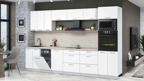 Кухонный гарнитур Интерлиния Мила Лайт 3.3-ПМ3 