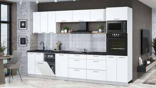 Кухонный гарнитур Интерлиния Мила Лайт 3.3-ПМ3 