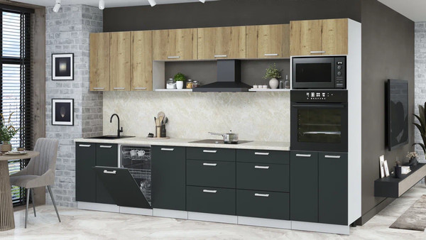 Кухонный гарнитур Интерлиния Мила Лайт 3.3-ПМ3 