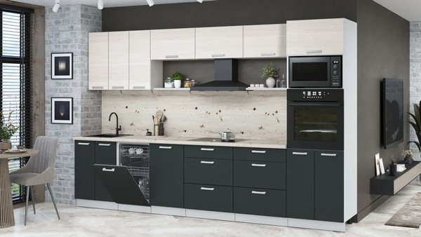 Кухонный гарнитур Интерлиния Мила Лайт 3.3-ПМ3 