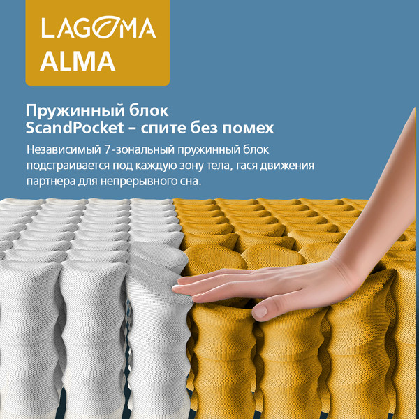 Матрас LAGOMA Alma 140x200x26