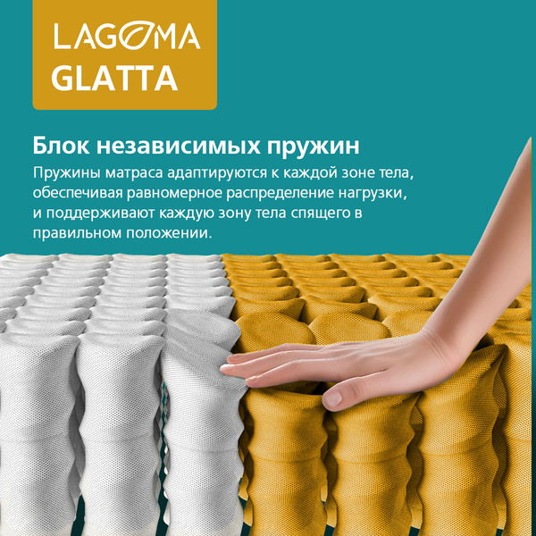 Матрас LAGOMA Glatta 90x200x30