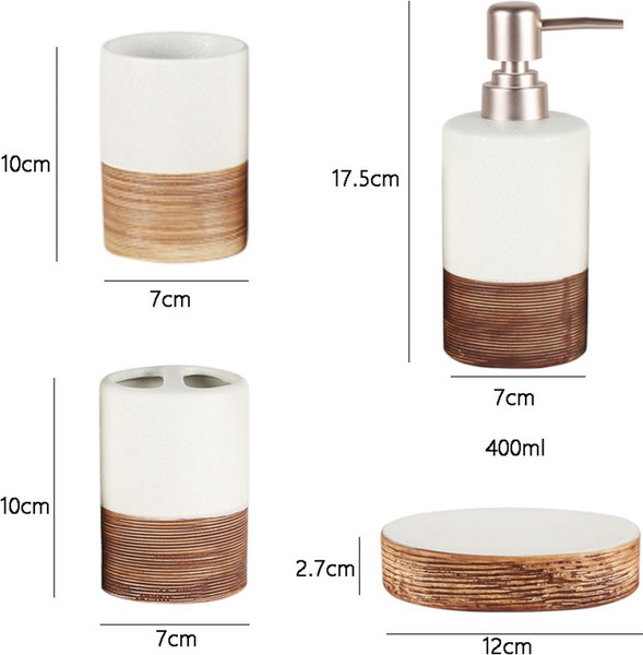 Набор аксессуаров для ванной Saniteco 6499004385A