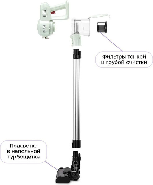 Вертикальный пылесос Kitfort КТ-5346