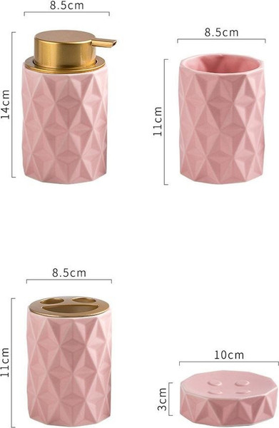 Набор аксессуаров для ванной Saniteco 6499004454B