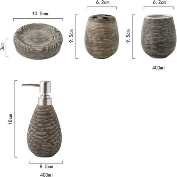 Набор аксессуаров для ванной Saniteco JH029