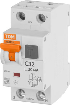 Дифференциальный автомат TDM SQ0202-0032 - фото