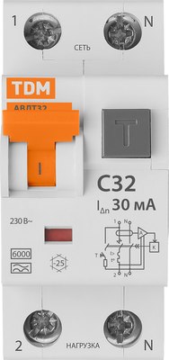 Дифференциальный автомат TDM SQ0202-0032