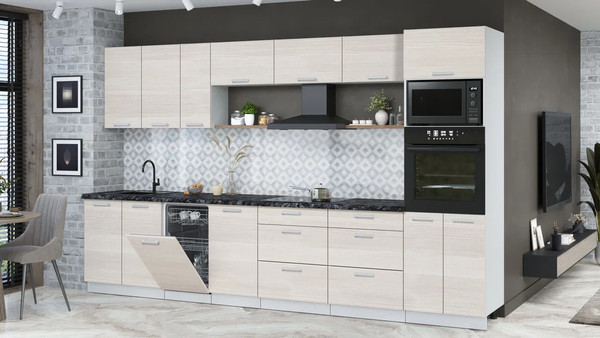 Кухонный гарнитур Интерлиния Мила Лайт 3.5-ПМ3 