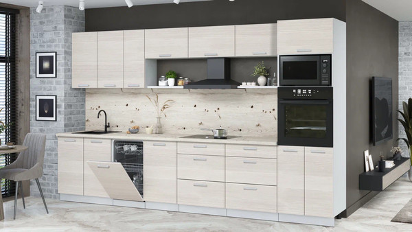 Кухонный гарнитур Интерлиния Мила Лайт 3.5-ПМ3 