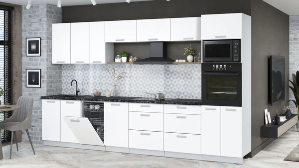 Кухонный гарнитур Интерлиния Мила Лайт 3.5-ПМ3 