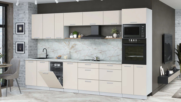 Кухонный гарнитур Интерлиния Мила Лайт 3.5-ПМ3 