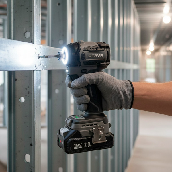 Аккумуляторный шуруповерт Ставр BL 18V UNI-M SID 18BL-200V