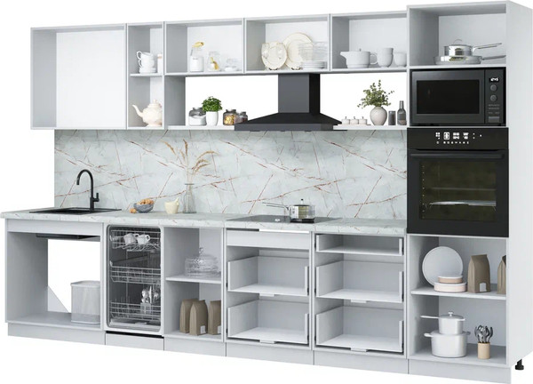 Кухонный гарнитур Интерлиния Мила Лайт 3.5-ПМ3 