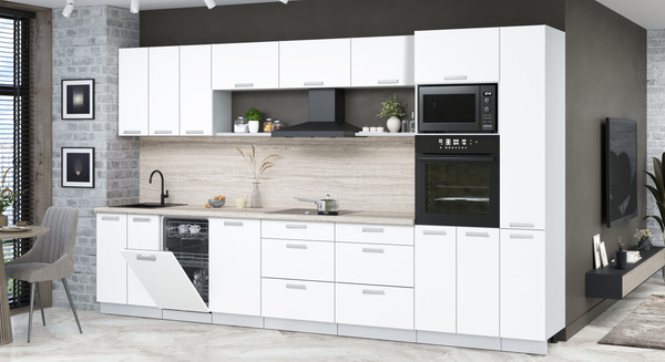 Кухонный гарнитур Интерлиния Мила Лайт 3.6-ПМ3 