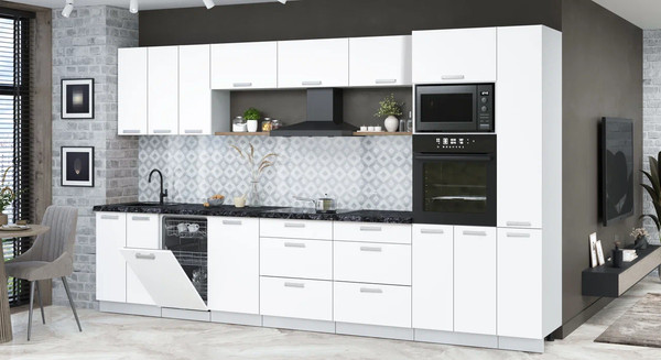 Кухонный гарнитур Интерлиния Мила Лайт 3.6-ПМ3 