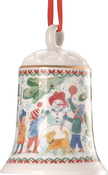 Елочная игрушка Hutschenreuther Christmas games Колокольчик / 02250-727496-27916  - фото