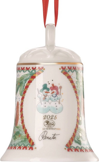 Елочная игрушка Hutschenreuther Christmas games Колокольчик / 02250-727496-27916 