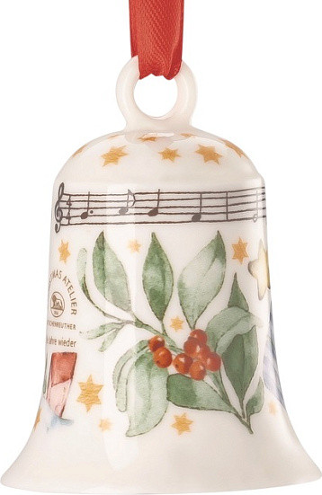 Елочная игрушка Hutschenreuther Christmas songs/2025 Колокольчик / 02472-727213-27920 