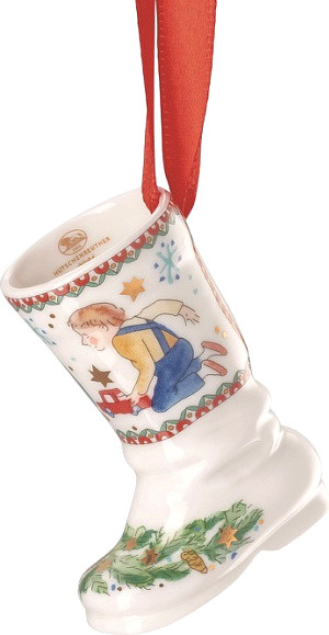 Елочная игрушка Hutschenreuther Christmas games Сапожок. Машинки / 02249-727501-27829 - фото